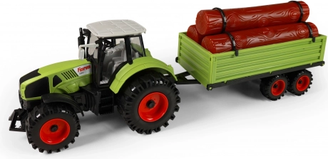 Traktor s prikolicom za drva 45 cm