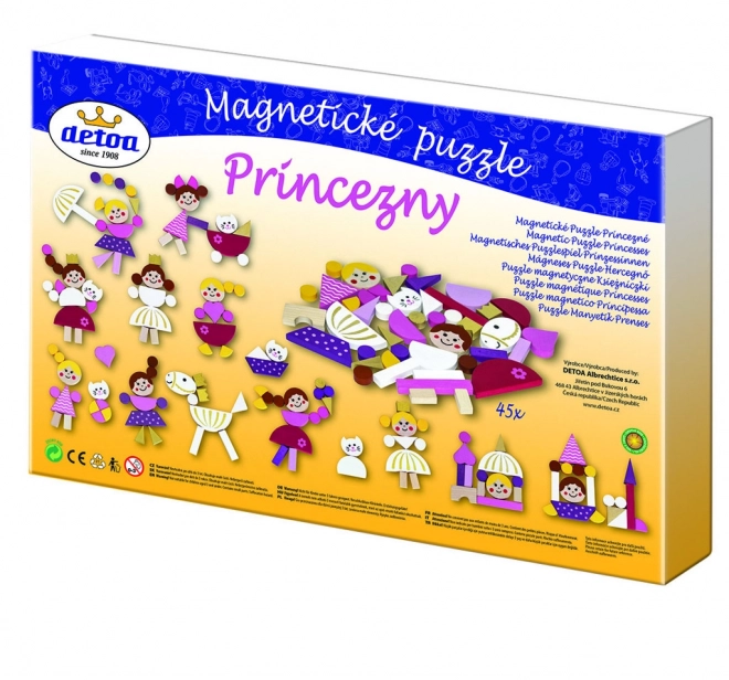 Magnetna puzzle Princeze u kutiji 33x23x3,5cm