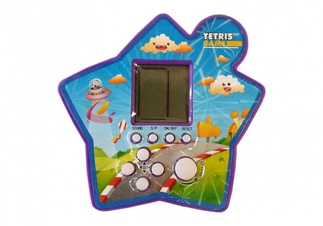 Elektronička džepna igra Tetris zvijezda ljubičasta