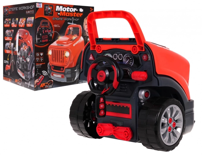 DIY Motor Master - set za malog mehaničara narančasta