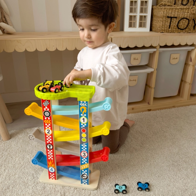 Tooky Toy Šarena staza za autiće
