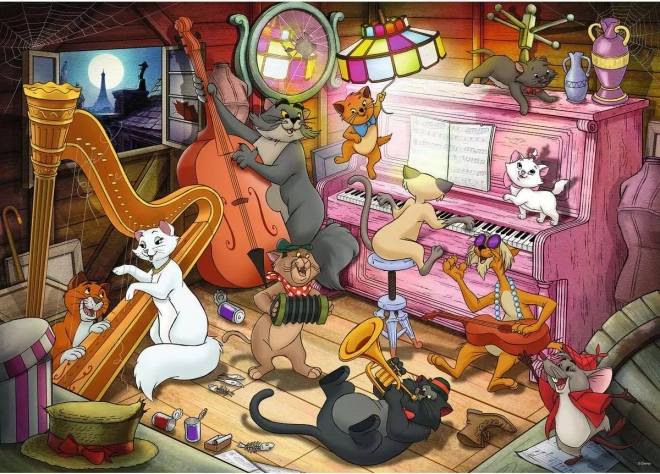 Ravensburger puzzle Disney Aristomačke 1000 dijelova