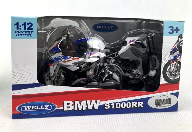 Welly Motocikl BMW S1000RR 1:12 bijeli