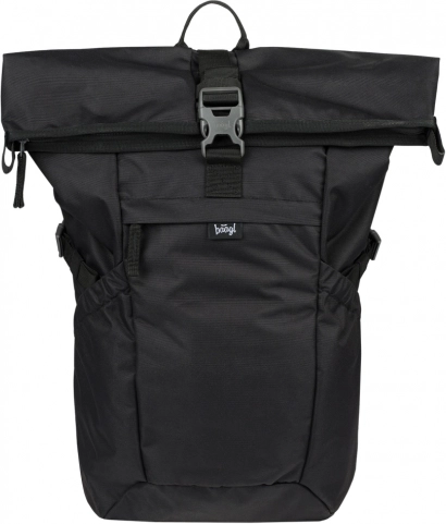 baagl roll-top ruksak black grs