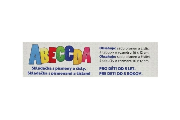 Slagalica Abecede s Slovima i Brojevima