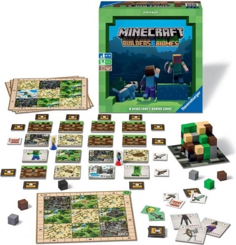 Društvena igra Minecraft Ravensburger: Graditelji i Biomovi