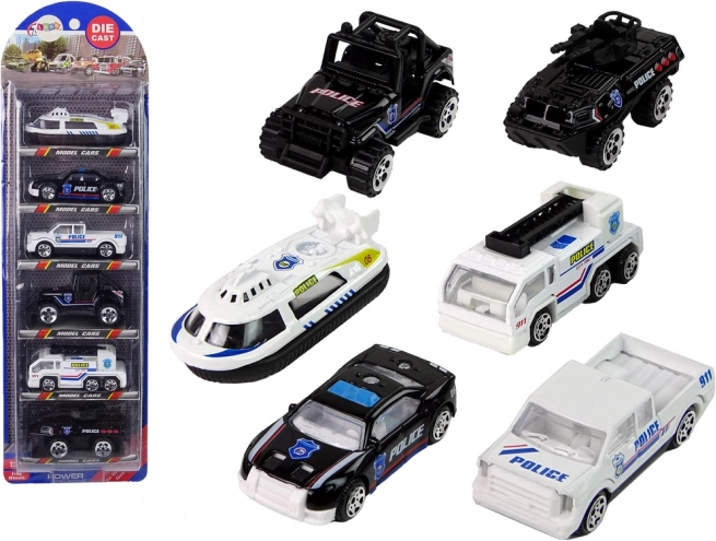 Set policijskih vozila 1:64