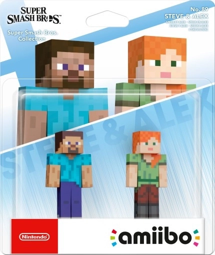 amiibo figurice Steve i Alex – Super Smash Bros. (2 kom)