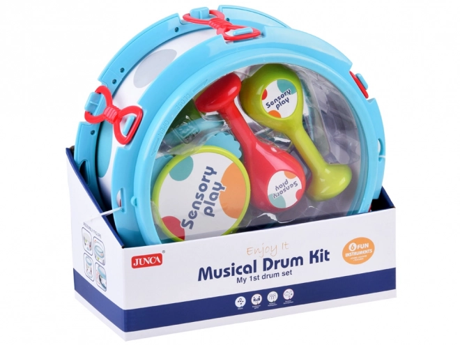 Set glazbenih instrumenata bubanj maracas