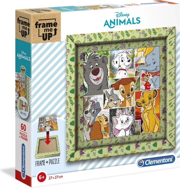 Clementoni puzzle Frame Me Up DISNEY 60 dijelova s okvirom