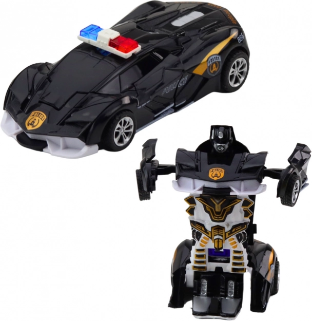 Auto robot 2u1 sportski policijski automobil