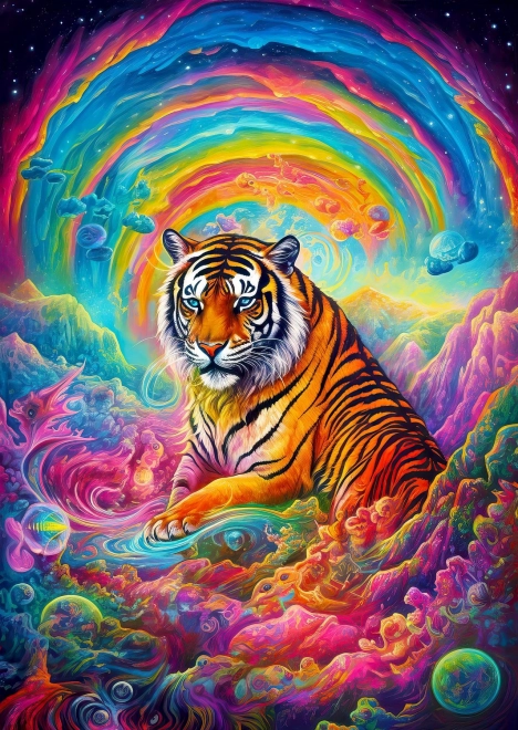 Puzzle Tamo gdje vladaju tigrovi 1000 dijelova