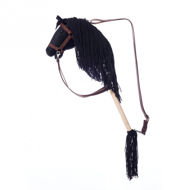 HOPPIHORSE konj na štapu hobi konj veličina A4 crni