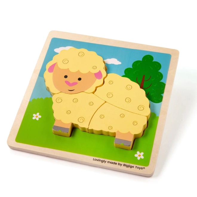 Bigjigs Toys Slagalica Ovčica