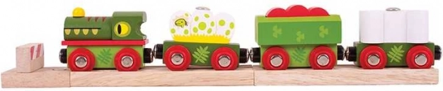 Dinosaurov vlakić s tračnicama Bigjigs Rail