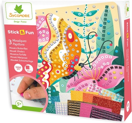Stick & Fun mozaikа leptiri za djecu