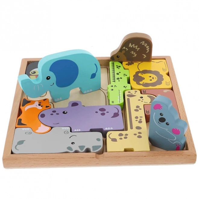 Drvene puzzle Zoo ekipa životinja