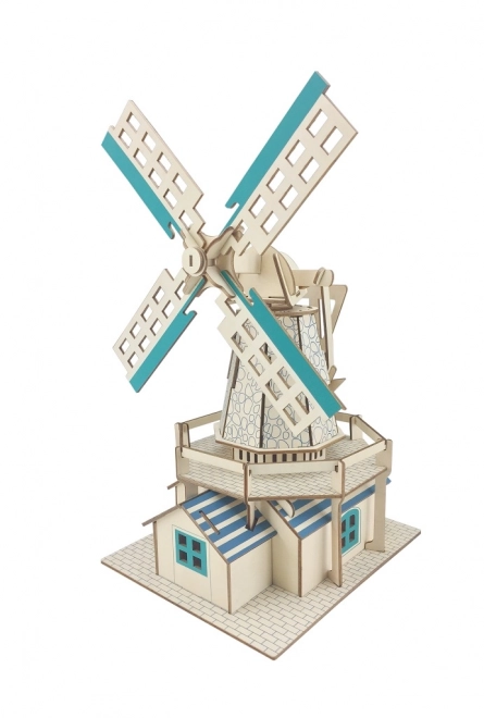 Drvene 3D puzzle Nizozemska vjetrenjača