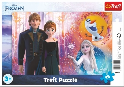 Puzzle Snježno kraljevstvo: Sretne uspomene 15 dijelova