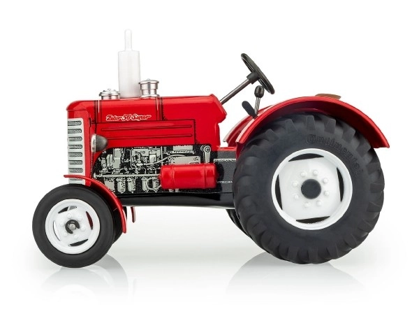 Traktor Zetor 50 Super crveni na ključ metal 15cm 1:25 u kutiji Kovap