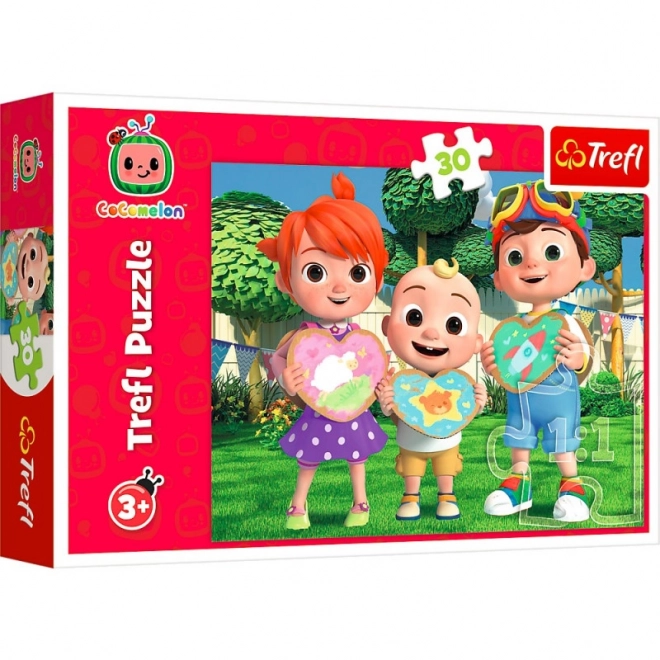 puzzle 30 dijelova – Cocomelon: igrajmo se zajedno (Trefl)