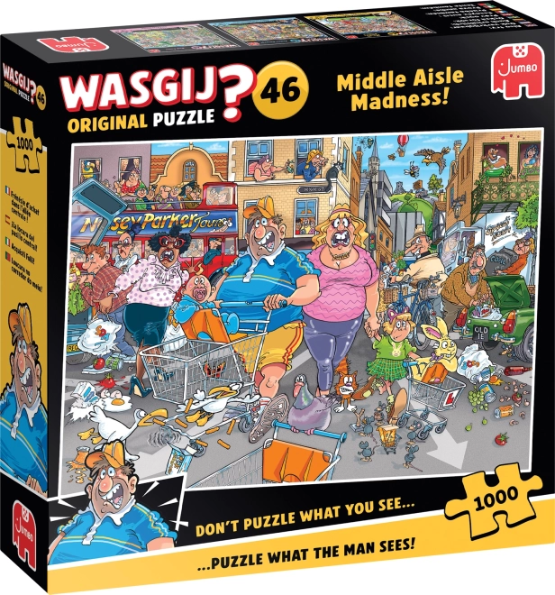 Jumbo Puzzle Wasgij: Ludilo srednje ulice 1000 dijelova