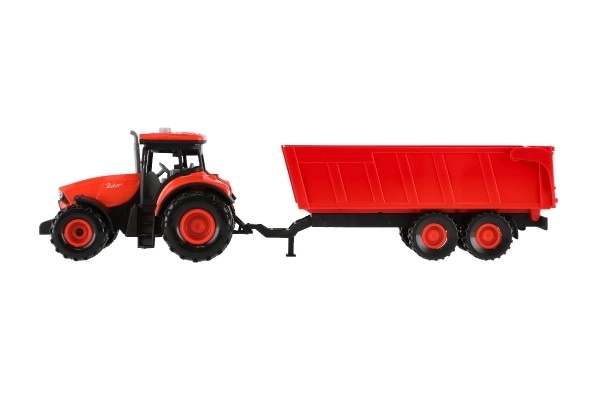 Crveni traktor Zetor s prikolicom sa zvučnim i svjetlosnim efektima - 36 cm