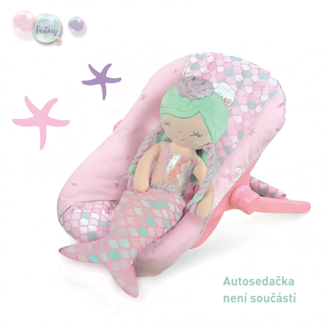 DeCuevas 20041 Plišana lutka 2u1 OCEAN FANTASY - 36 cm s kolijevkom