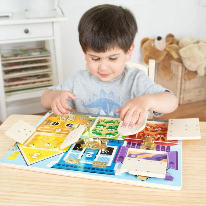 Zaključavanje i sigurnosna ploča Melissa and Doug