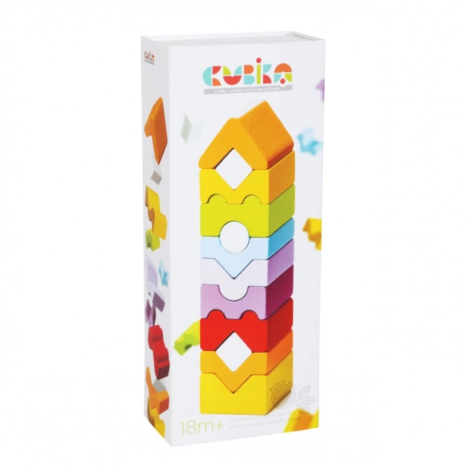Toranj XI - drvena slagalica CUBIKA, 12 dijelova