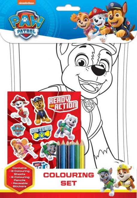 NICKELODEON Set za bojanje PAW PATROL