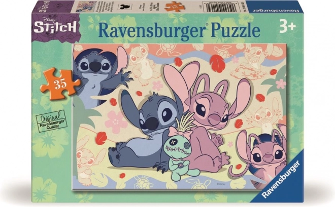 Ravensburger puzzle Disney Stitch s Angelom 35 komada
