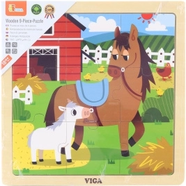 Drvene puzzle Konjići