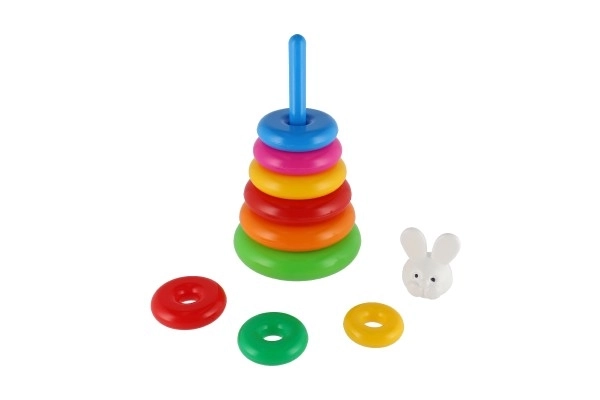 Složivi prstenasti toranj plast 28 cm različite boje u mreži 12m+