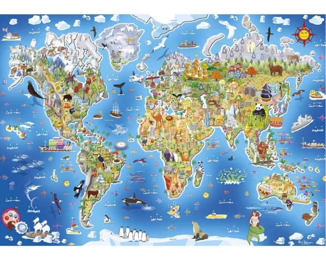 Obrazovno puzzle Naš svijet 250 dijelova