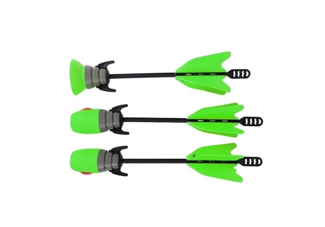 Set luka s 3 strelice Sportski zeleni 58 cm