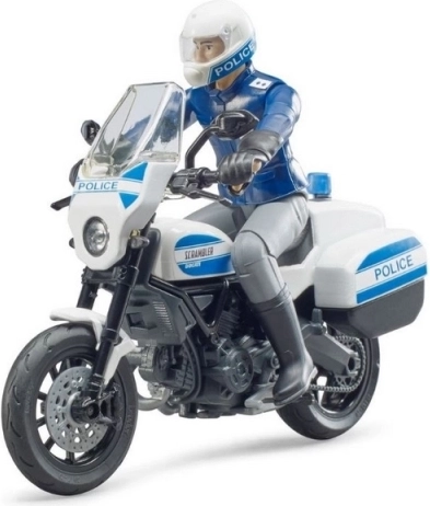 Bruder policijski motocikl Ducati Scrambler s vozačem