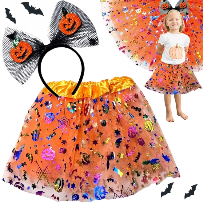 Halloween kostim s trakom za glavu i tutu suknjom