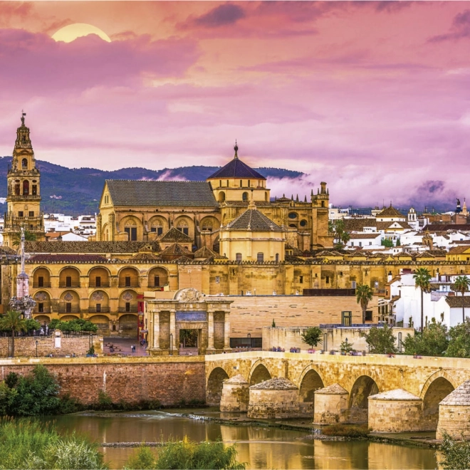 EDUCA Puzzle Zalazak sunca u Španjolskoj: Córdoba 1000 dijelova
