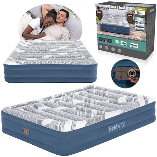 Udobni madrac Bestway 2s Queen 203x152x36cm s ugrađenom pumpom 6712Y