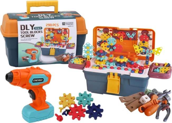 Konstruktorski 3D set u kovčegu s bušilicom