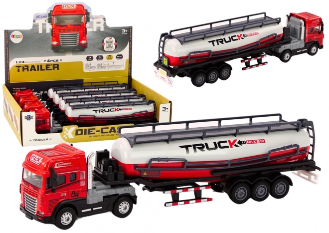 Teretni kamion s prikolicom TIR Tanker 1:24 Crvene zvukove