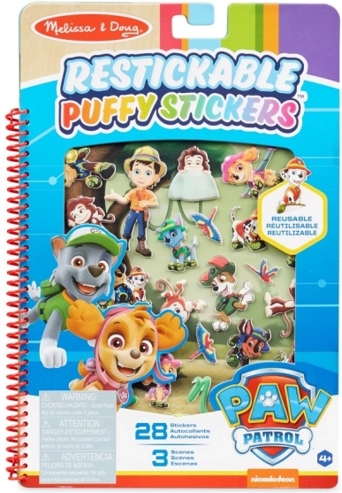Višekratne 3D naljepnice PAW PATROL – džungla, MELISSA & DOUG