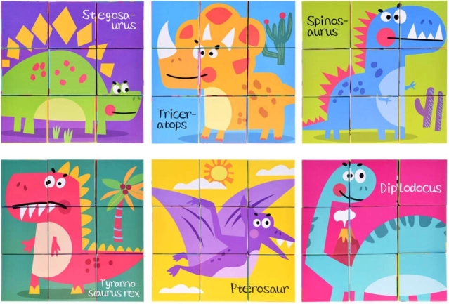 Edukativne dino puzzle