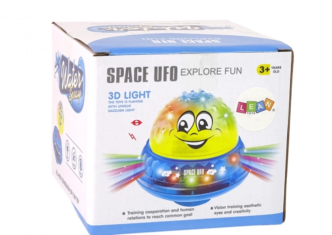 Vesela Žuta UFO loptica sa Svjetlom i Glazbom za Kupanje