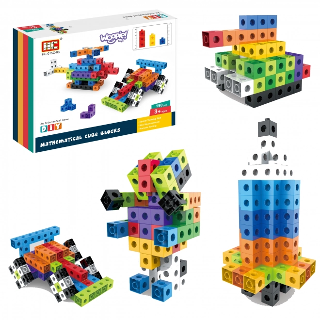 Woopie konstrukcijski set 3D kocke 150 komada
