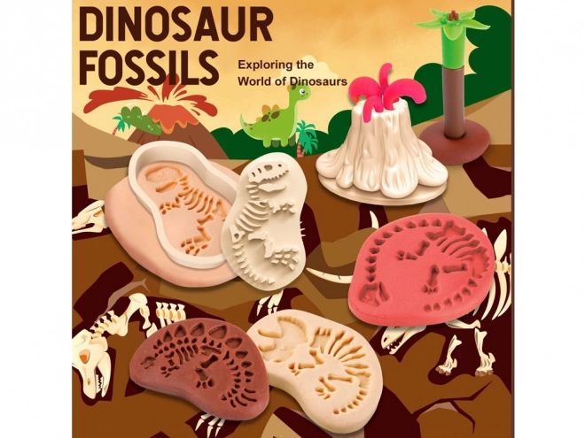 Set od plastelina dinosaurusi