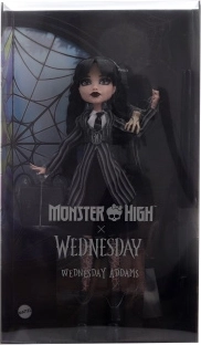 Kolekcionarska lutka Wednesday Addams MONSTER HIGH