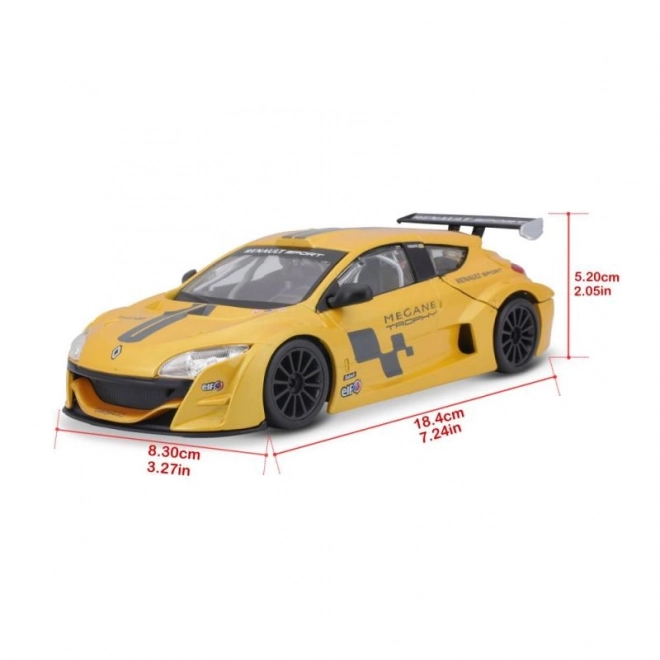 Bburago 1:24 Renault Mégane Trophy Metalik Žuta 18-22115
