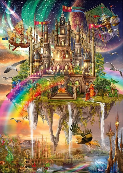 Puzzle Grad u oblacima 1000 dijelova